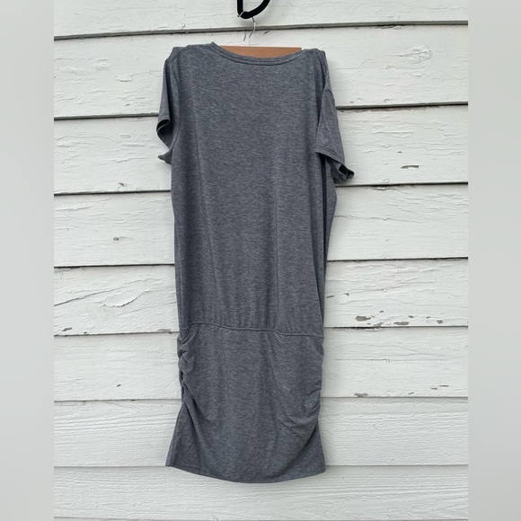 PATAGONIA Glorya Worn Wear Women's Slouchy Heather Gray Tee Shirt Dress Small - Picture 5 of 8